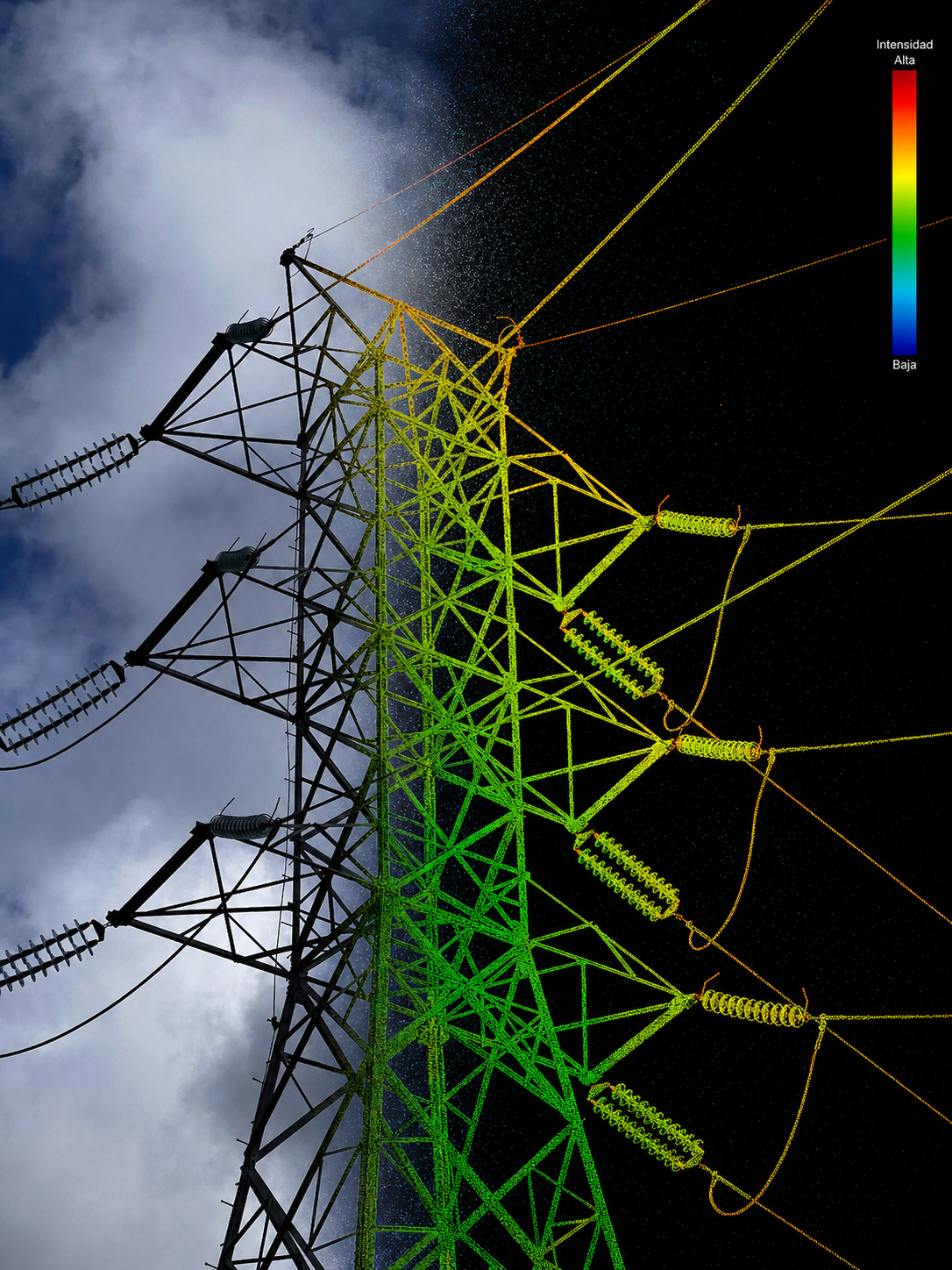 Relevamiento LiDAR de líneas de alta tensión